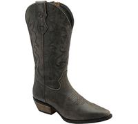 Ravel Ravel Black Leather Cowboy Boots on a Western Heels