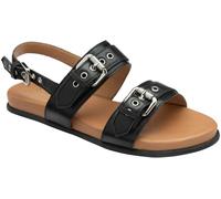 Ravel Ravel Black Leather Slingback Sandals