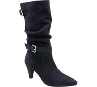 Ravel Ravel Blue Suede Pointed-Toe Mid-Calf Boots