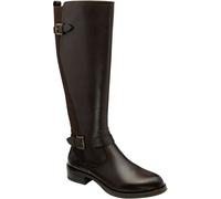 Ravel Ravel Brown Chrome Leather Knee-High Boots
