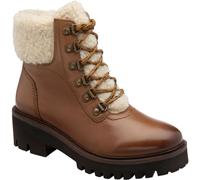 Ravel Ravel Brown Leather Flat Ankle Boots