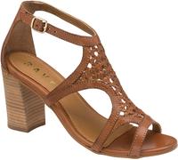 Ravel Ravel Brown Leather Heeled Sandals