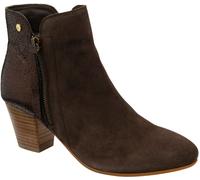 Ravel Ravel Brown Suede Heeled Ankle Boots