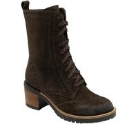 Ravel Ravel Brown Suede Zip-Up Mid-Calf Boots