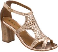 Ravel Ravel Gold Leather Heeled Sandals