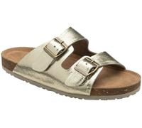 Ravel Ravel Gold Leather Mule Sandals