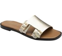Ravel Ravel Gold Leather Open-Toe Sandals