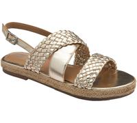 Ravel Ravel Gold Leather Slingback Sandals