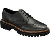Ravel Ravel Grey Leather Cleated-Sole Brogues Grey EU 37 (UK 4)