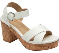 Ravel Ravel White Open-Toe Platform Sandals