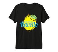 Ravello Costa d'Amalfi Citron Italie Côte Amalfitaine T-Shirt Haut de Gamme