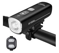 RAVEMEN 1800 Lumens Intelligente Phare Avant pour Vélo K1800 Mode de Conduite Intelligent de Nuit et de Jour USB-C IPX7