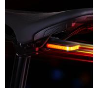 RAVEMEN CL01 feu arrière LED pour vélo, Rechargeable par USB, capteur de frein marche-arrêt automatique, conception profilée, visibilité latérale