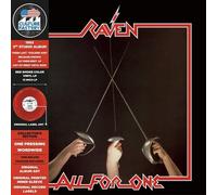 Raven - All For One - Red & Black Smoke Vinyl [New Vinyl LP] Black, Colored Viny