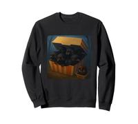 Raven Bird Pépites de Poulet Mignonnes Kawaii drôles Fast Food Sweatshirt