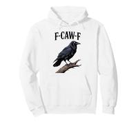 Raven Crow F-CAW-F, Dessin animé Gothique, Oiseau, drôle Sweat à Capuche