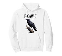 Raven Crow F-CAW-F, Dessin animé Gothique, Oiseau, drôle Sweat à Capuche