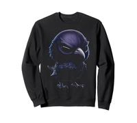 Raven Crow Kawaii Mignon Animal Lover Oiseau Motif Art Sweatshirt