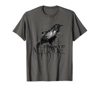 raven crow nevermore Poe Raven Poem corbeau T-Shirt