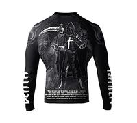 Raven Fightwear Rashguard pour homme Four Horsemen of The Apocalypse Death BJJ MMA Black Edition, noir, XX-Large
