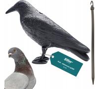 Raven grand pigeon dissuasion oiseaux étourneaux moineaux pour balcon petit jardin 34cm