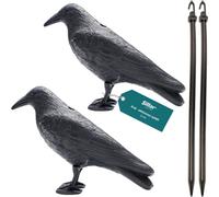 Raven grand pigeon dissuasion oiseaux étourneaux moineaux pour balcon petit jardin 34cm x2
