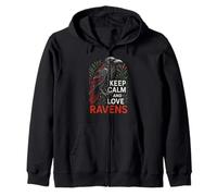 Raven Love Creepy Night Dark Academia Sweat à Capuche