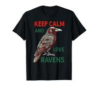 Raven Love Creepy Night Dark Academia T-Shirt