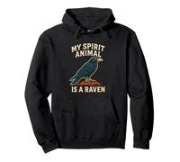 Raven My Spirit Animal Crow Dark Academia pour femme Sweat à Capuche