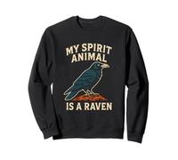 Raven My Spirit Animal Crow Dark Academia pour femme Sweatshirt