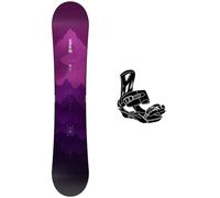 Raven - Pack Planche Snowboard Destiny - 139 + Queen - Planche Snowboard