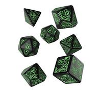 Q-Workshop – Dés – Cthulhu 7e Éd. – Raven RDCTD21 – Multicolore