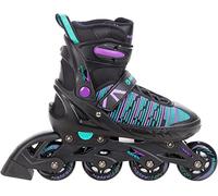 Roller en Ligne Cande du 38 au 42 Adulte EnfantNoir/Menthe/Violet Mixte Taille Ajustable Raven