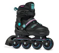 Raven - Roller en Ligne Drill du 34 au 37 Adulte - EnfantNoir/Menthe Mixte Taille Ajustable Raven Adulte Enfant Mixte modifiable