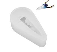Raven Skull Pendant Mold, White Silicone Bird Skeleton Head Mold Cake Fondant Mould for Halloween Cake Decorating Cupcake Polymer Clay Chocolate