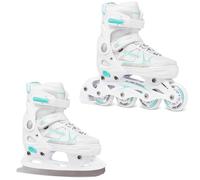 RAVEN Spirit - Roller en Ligne avec Patins à Glace - Taille Ajustable - Adulte, Enfant