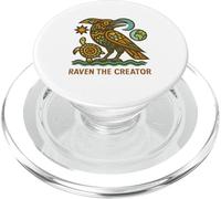 Raven The Creator, légende amérindienne du Nord-Ouest du Pacifique PopSockets PopGrip pour MagSafe