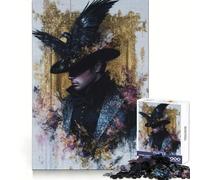 Raven ﹨u Gentleman Puzzle Difficile pour Adultes 1000 pièces Jeu de réflexion Jeu de détente Découpe précise Cadeau mémorable (50x75cm)