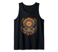 Raven Valknut Viking Norse Myth - Huginn and Muninn - Fire Débardeur