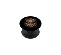 Raven Valknut Viking Norse Myth - Huginn and Muninn - Fire PopSockets PopGrip Adhésif