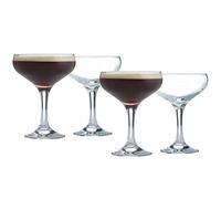 Ravenhead Entertain Lot de 4 soucoupes vintage pour verre à champagne et cocktail 20 cl