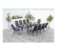 Ravenne 10. Salon De Jardin En Aluminium 10 Places Gris Gris