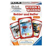 Ravensburger 00081 - tiptoi® Connaissances et Quiz « Sauveur et Assistant » / Jeu à partir de 6 Ans/Connaissance précieuse sur Les sauveteurs et Les Assistants de A à Z