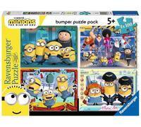 Ravensburger-05066 Ravensburger, Minions, 4 100 pièces, Bumper Pack, Puzzle pour Enfants, Âge recommandé 5+, Casse-tête de qualité, 05066 6, Multicolore, único