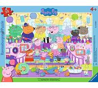 Ravensburger 05699 Puzzle pour Enfants à partir de 4 Ans, pour fête de Famille, Amis, 30 à 48 pièces, Peppa Pig Jaune