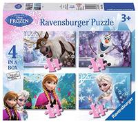 Autres jeux d'éveil GENERIQUE Ravensburger - La Reine des Neiges - 4 Puzzles - 12, 16, 20, 24 Pièces - 14x19cm