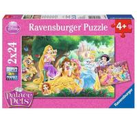 Ravensburger - 08952 9 - Puzzle - Les Meilleurs Amis Des Princesses - 2 x 24 Pièces