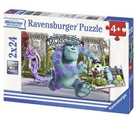 Ravensburger - 09051 - Puzzle Classique - Monstres Academy - 2 x 24 Pièces