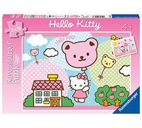 Ravensburger - 09167 - Puzzle Classique - Hello Kitty S'Envole - 2X20 Pièces
