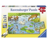 Ravensburger 09196 - Animaux sur et sous l'eau, 2 x 24 pièces Puzzle